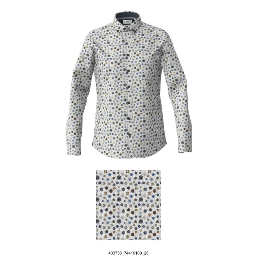 Shirt with Fashionable Minimal Pattern