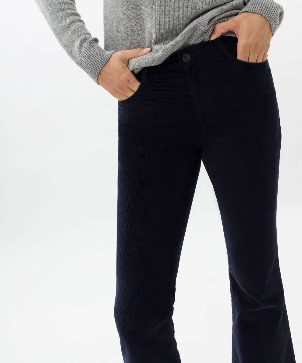 時尚低腰微喇叭款女式褲子