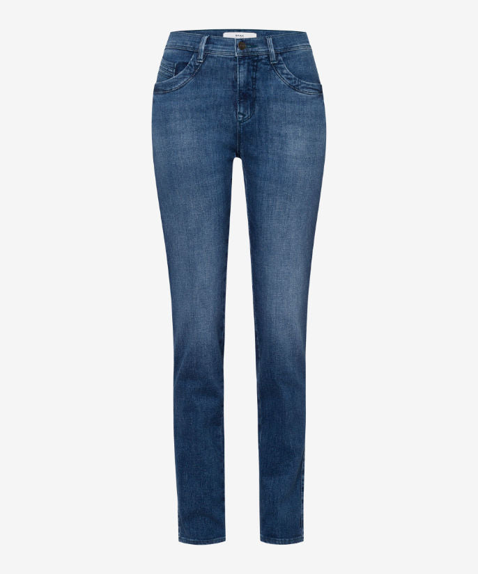 復古水洗直筒牛仔褲