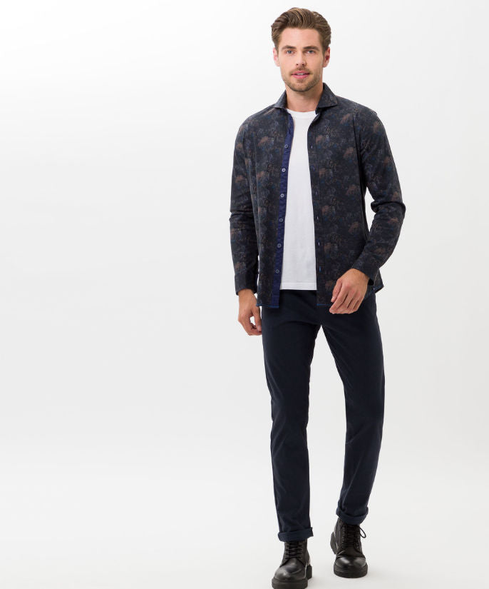 彈力修身男式牛仔