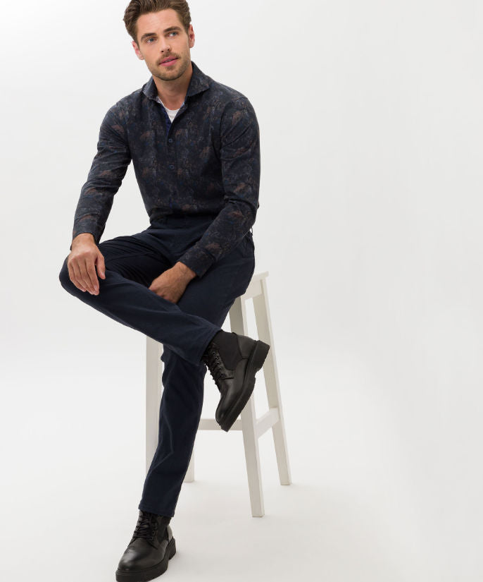 彈力修身男式牛仔