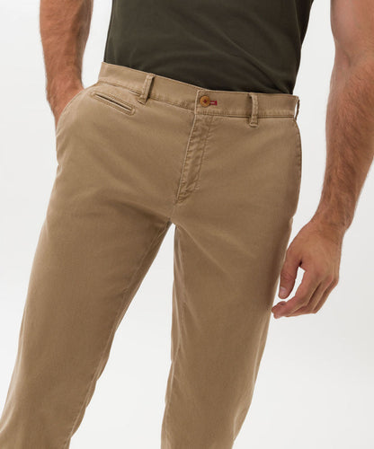 超彈性修身斜紋棉布褲