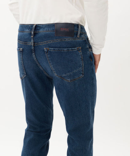 彈力直筒男式牛仔褲