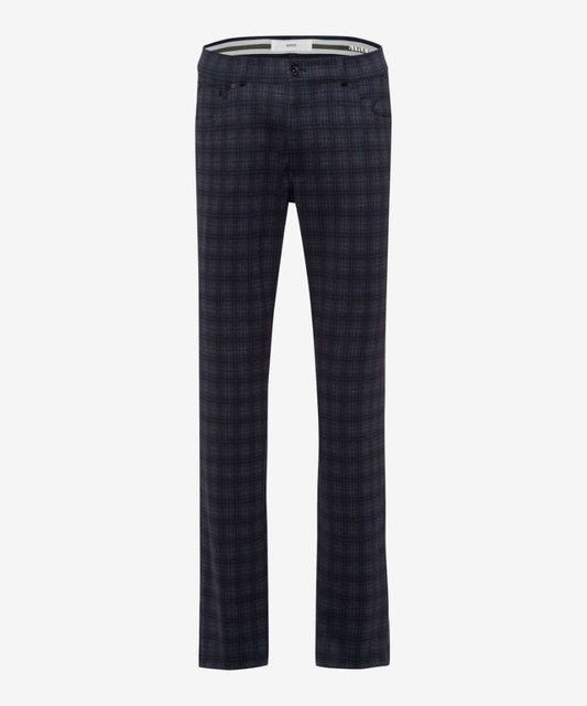 Chinos Pants with Checkered Pattern