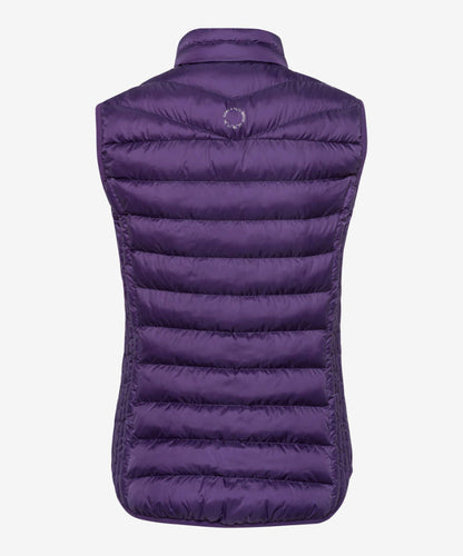 Quilted Vest with Zip-Up Collar